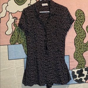 Polka dot romper